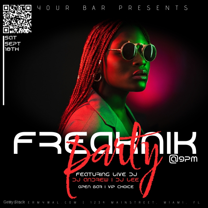 FREAKNIK PARTY FLYER TEMPLATES PosterMyWall