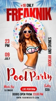 Freaknik Pool Party Youtube Short template