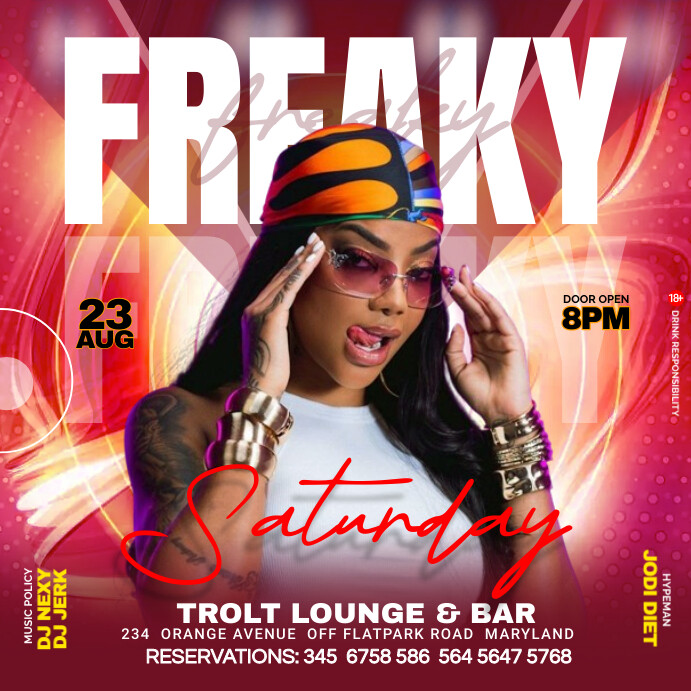 Copy of FREAKY | PosterMyWall