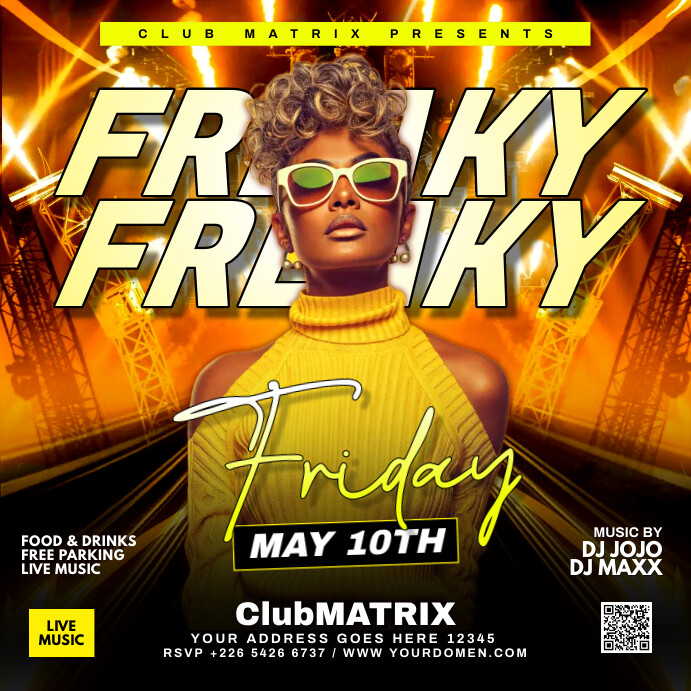 Freaky Friday Template | PosterMyWall
