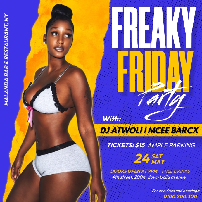 Freaky friday Template | PosterMyWall Freaky friday Template | PosterMyWall