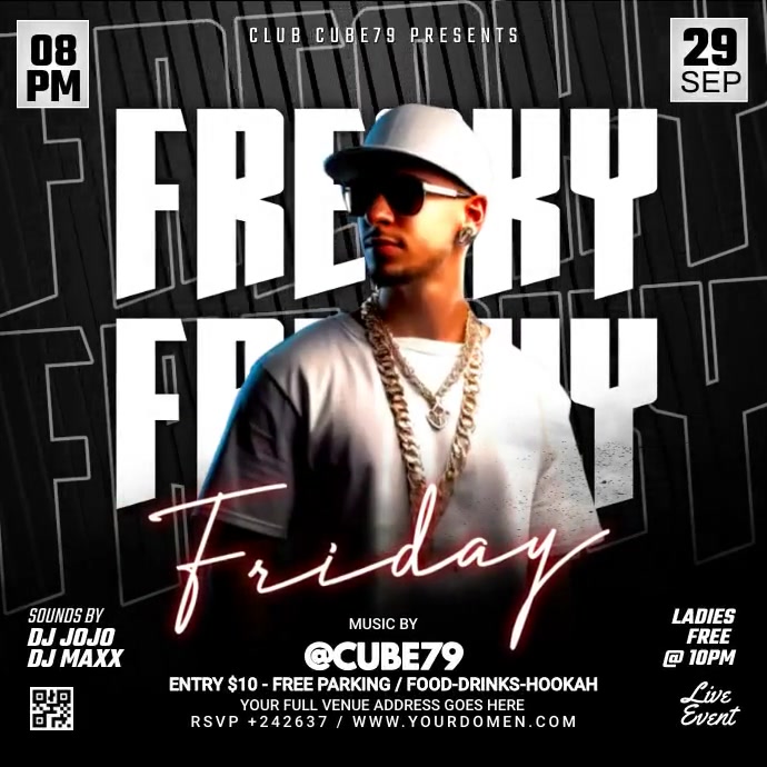 FREAKY FRIDAY Template | PosterMyWall