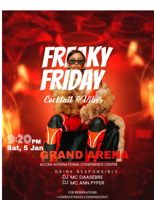 Freaky Friday Template | PosterMyWall