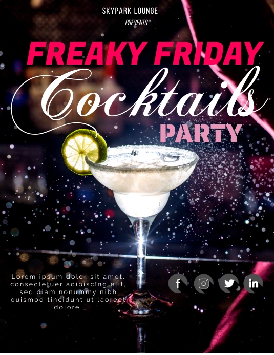 FREAKY FRIDAY EVENT Template | PosterMyWall
