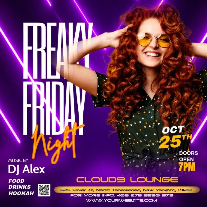 Copy of Freaky friday night | PosterMyWall