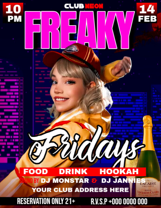 freaky friday night event Template | PosterMyWall
