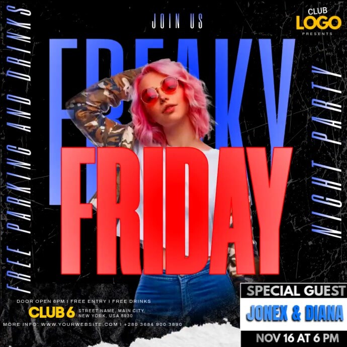 Freaky Friday Party Template | PosterMyWall