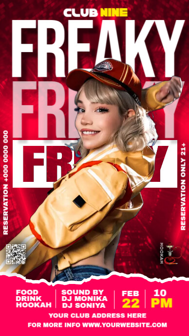 Copy of freaky friday party flyer | PosterMyWall