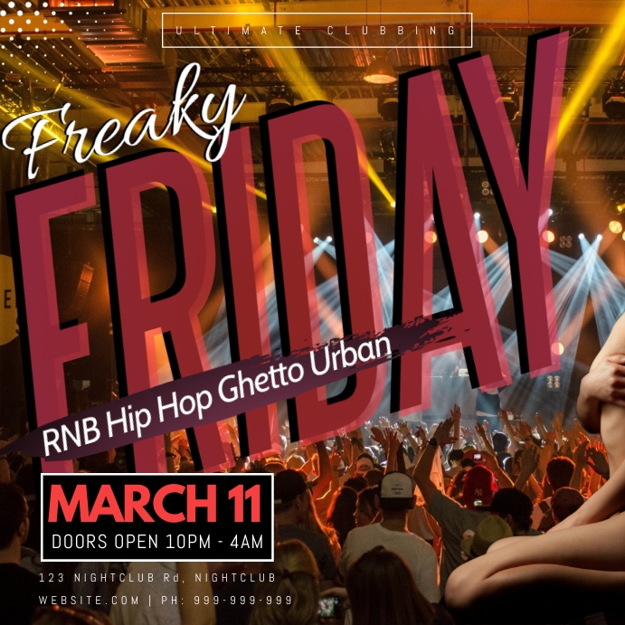 Freaky Friday Video Poster Template | PosterMyWall