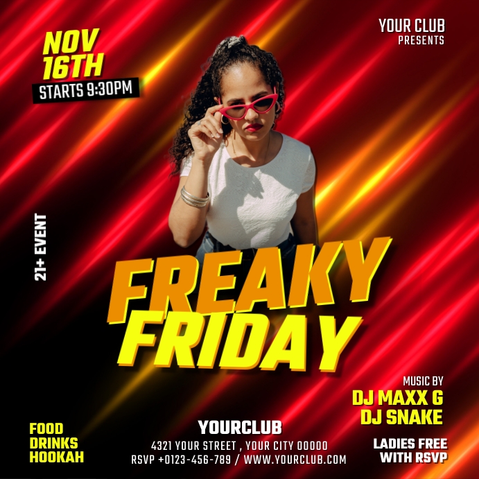 Freaky Fridays Template | PosterMyWall