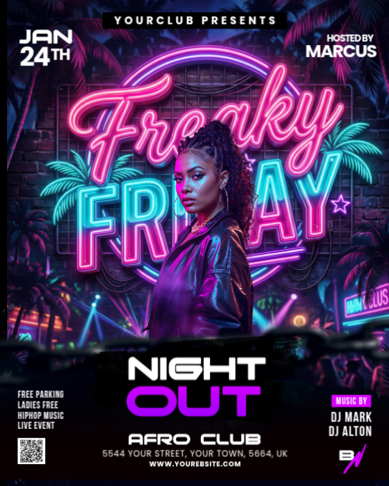 Freaky Fridays Instagram Portrait Template | PosterMyWall