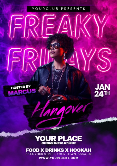 Modèle freaky Fridays party flyer | PosterMyWall