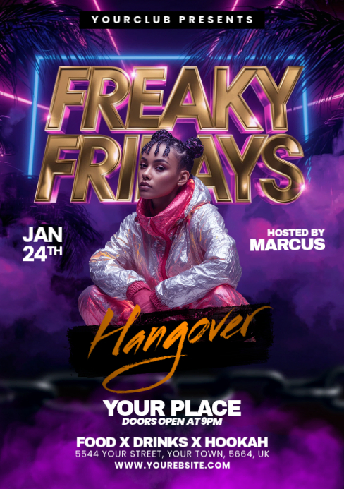 Copy of freaky Fridays party flyer | PosterMyWall
