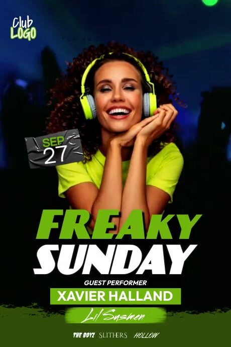Freaky Party Video Template | PosterMyWall