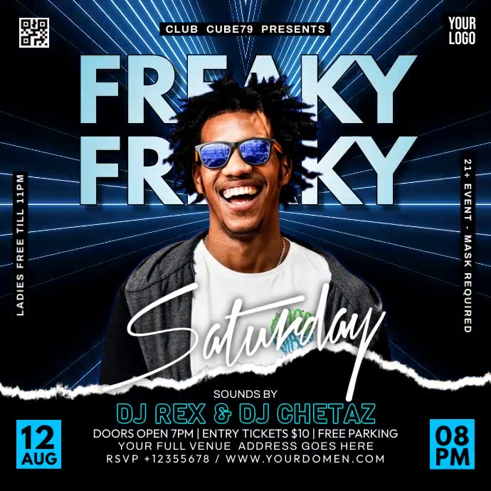 Freaky Saturday Template | PosterMyWall