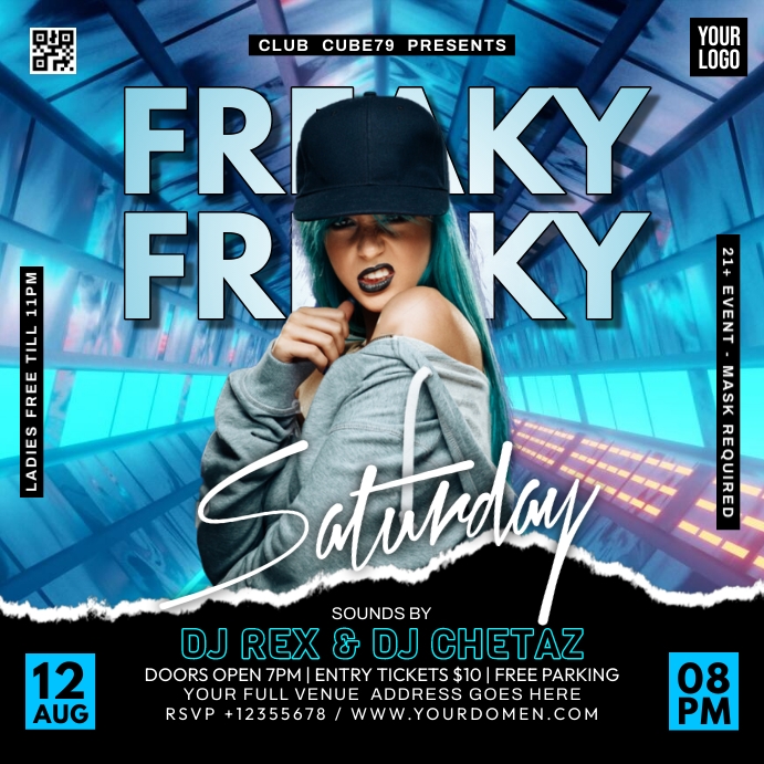 Freaky Saturday Template | PosterMyWall