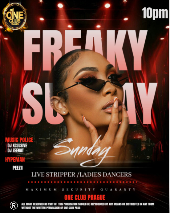 Plantilla de Freaky Sunday | PosterMyWall