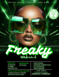FREAKY WEEKEND FLYER TEMPLATE