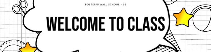 Free Animated Google Classroom banner' template