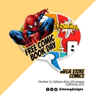 Free Comic Book Day Instagram Post Template | PosterMyWall
