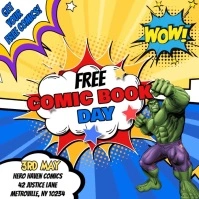 Free Comic Book Day Instagram Post Template