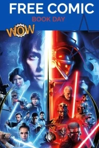 Free comic book day template Póster