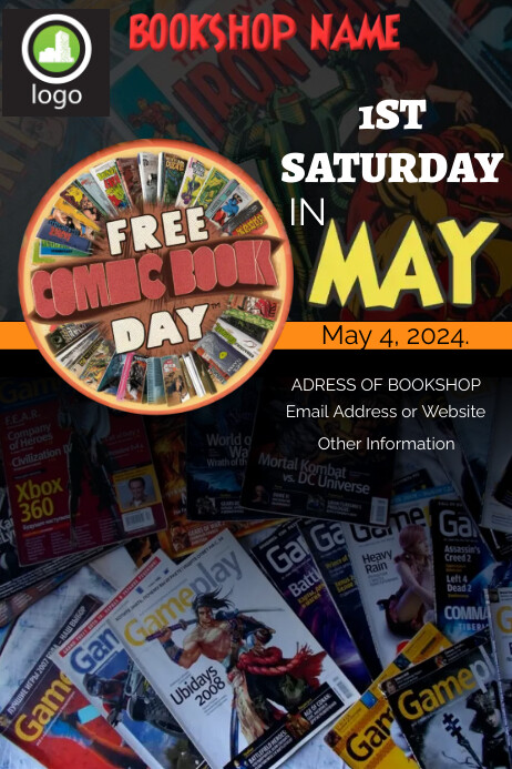 Free Comic Book Poster Template | PosterMyWall