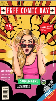 Free Comic Day Instagram Story template