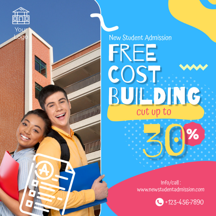 Copy of Free Cost Building for Education PosterMyWall Copy of Free Cost Building for Education PosterMyWall