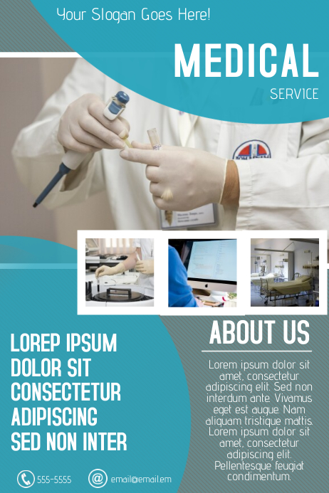 Doctor Introduction Example Poster Free Customizable Medical Doctor Flyer Template | PosterMyWall