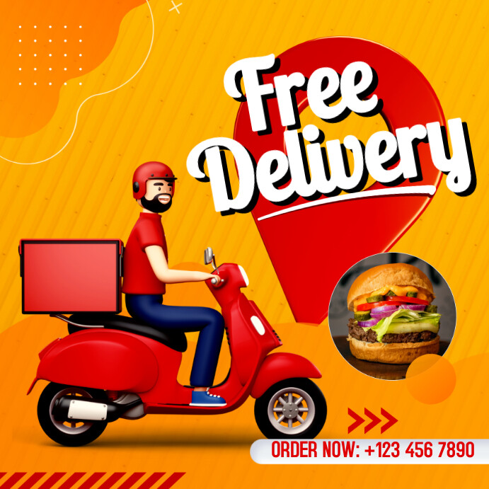 Free Delivery Template | PosterMyWall