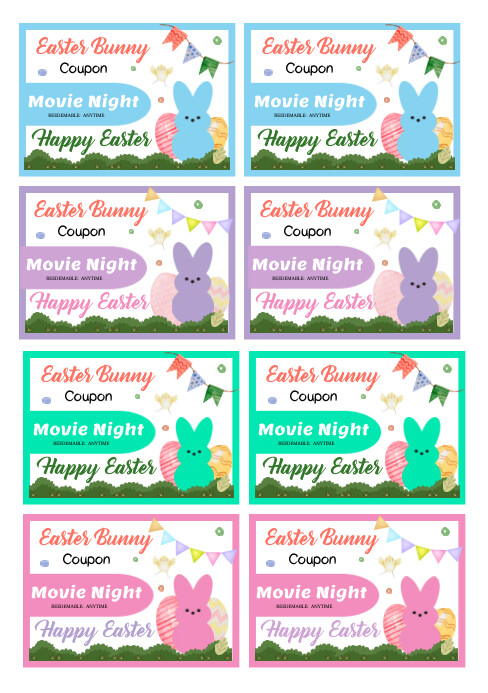 Free editable Easter Coupons Template | PosterMyWall