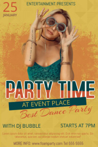 customizable design templates for free funky party flyer template funky flyer templates free