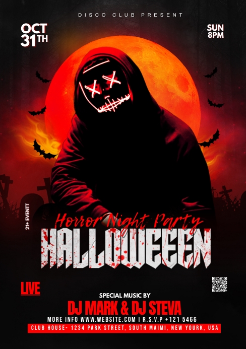 Free Halloween Templates A5