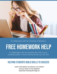 Free Home Work Help Flyer Template