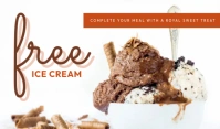 Free Ice Cream Template Tag