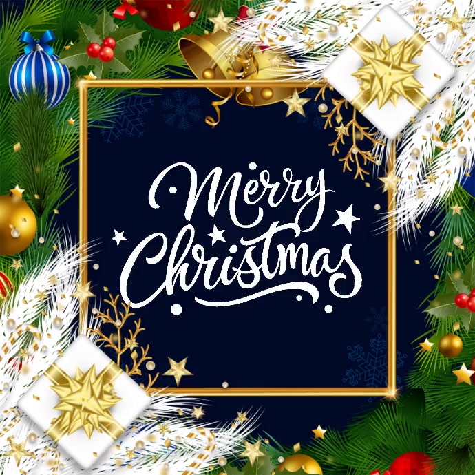 Free Merry Christmas Video Templates PosterMyWall