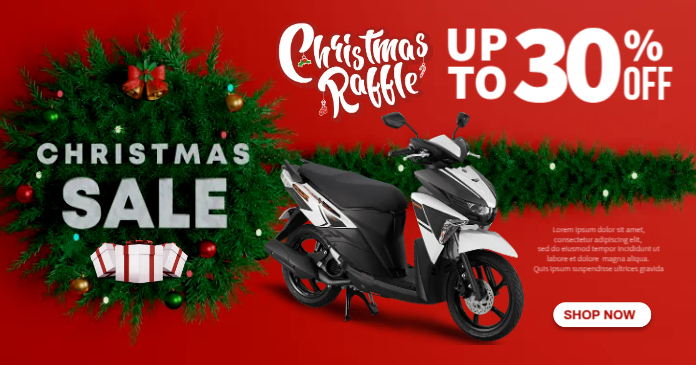 Copy of Free Motorcycle Raffle Templates | PosterMyWall