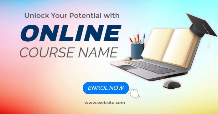 Online Course Promotion Template | PosterMyWall