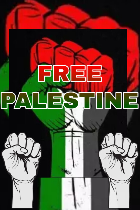Free Palestine! Template | PosterMyWall