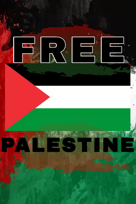 Free Palestine! Template | PosterMyWall