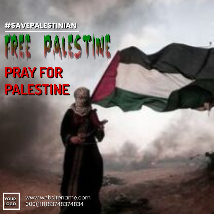 Free Palestine Template PosterMyWall