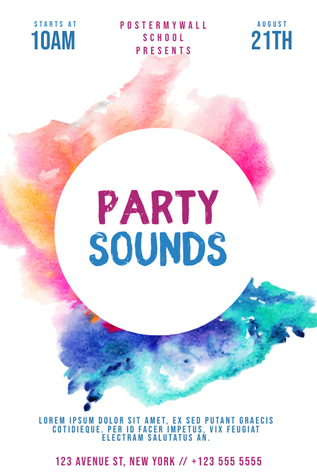 Free Party Flyer Template PosterMyWall