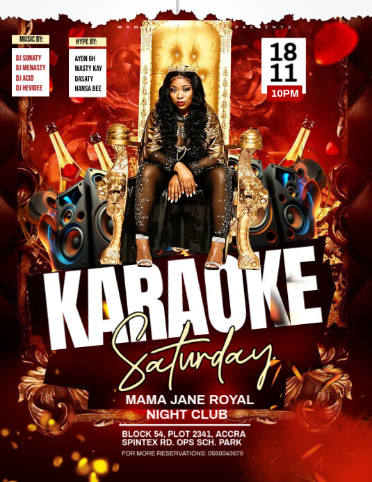 Free Party Flyer Templates Pamflet (VSA Brief)