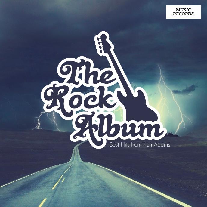 Free Rock Album Cover Template Albumhoes