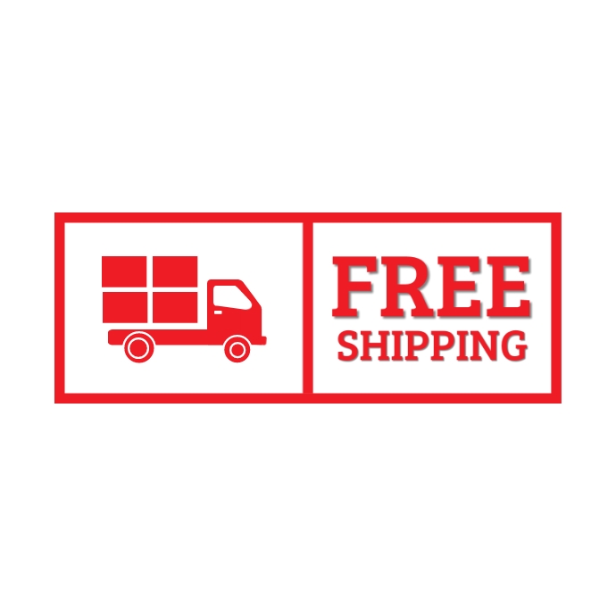 Free Shipping Logo template