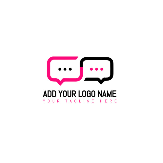 Copy of Free/speak/pink/talk/chat/brand/business/symbol/icon/elegant ...
