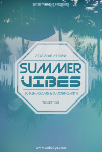 customizable design templates for free summer party flyer template