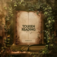 Free Tolkien Reading Day Template Instagram Post