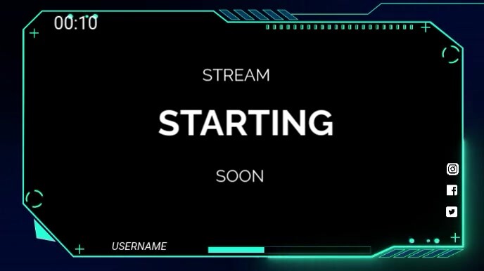 Plantilla de Free Twitch Overlays | PosterMyWall